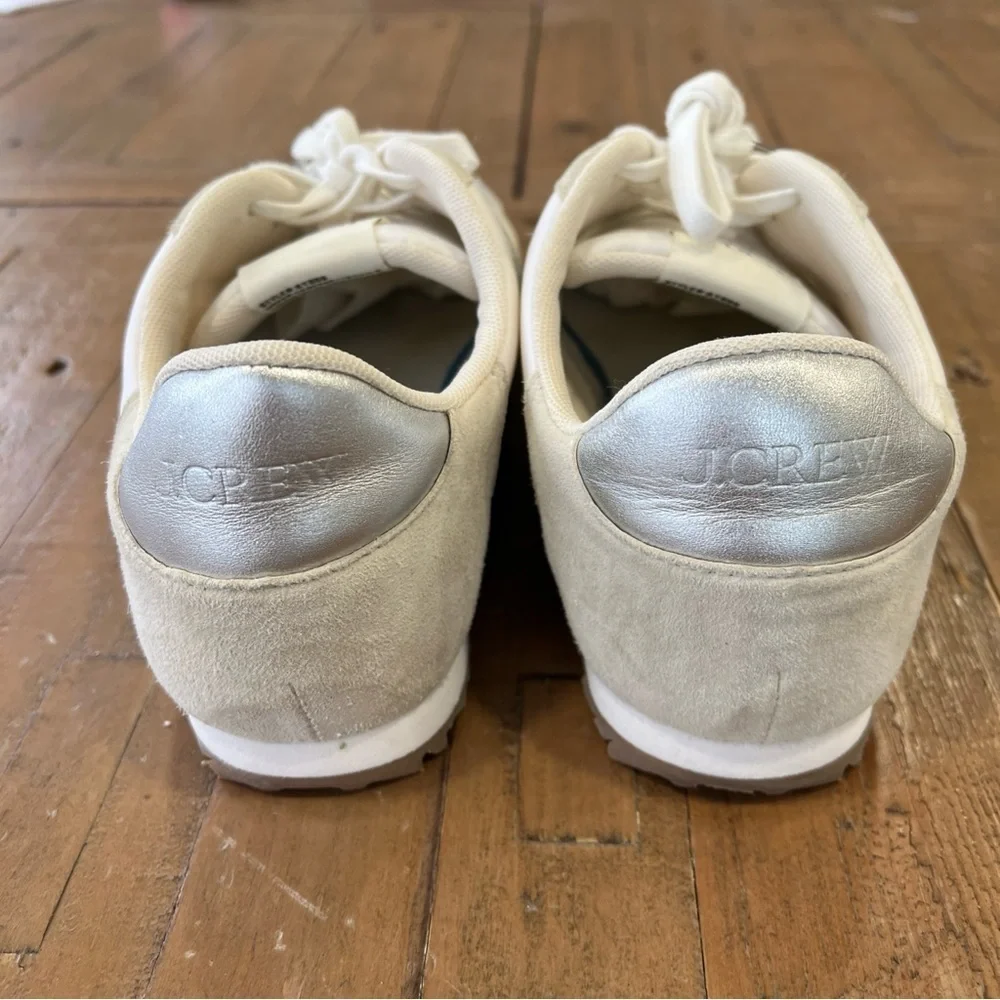 J. Crew - sneaker trainers metallic colorblock Metallic Silver - Size 9